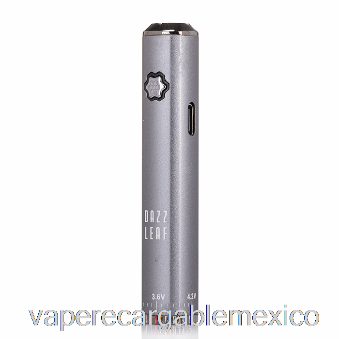 Vape Recargable Dazzleaf Squarii Bottom Twist 510 Batería Gris Oscuro